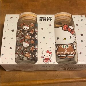 Hello Kitty Glass Tumbler Set